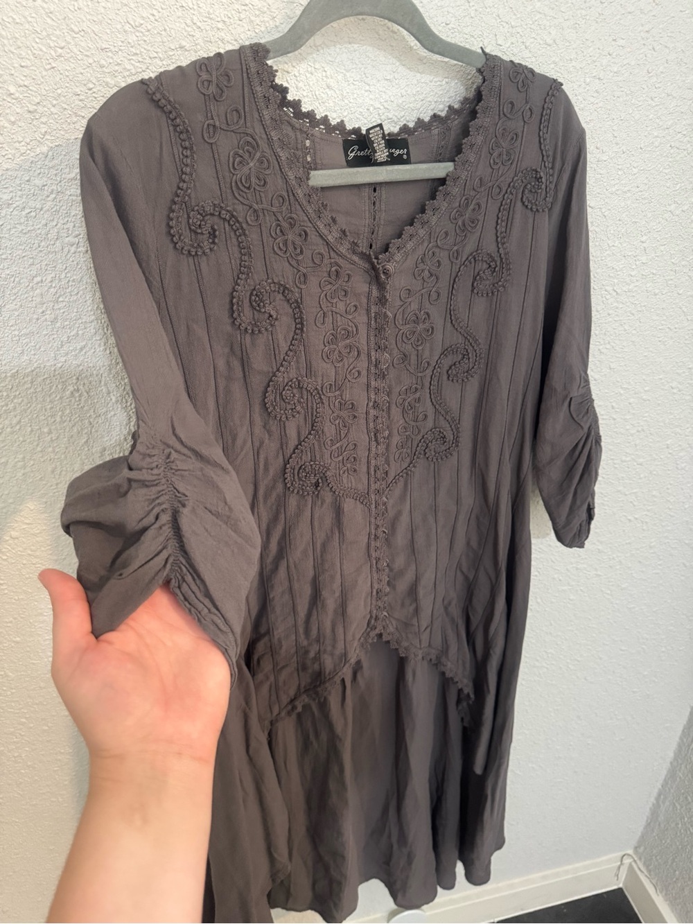 Gretty Zueger High-Low Tunic Dress